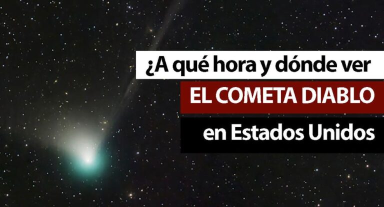 En qué ciudades de USA se vio mejor el Cometa Diablo este 2024 | MIX