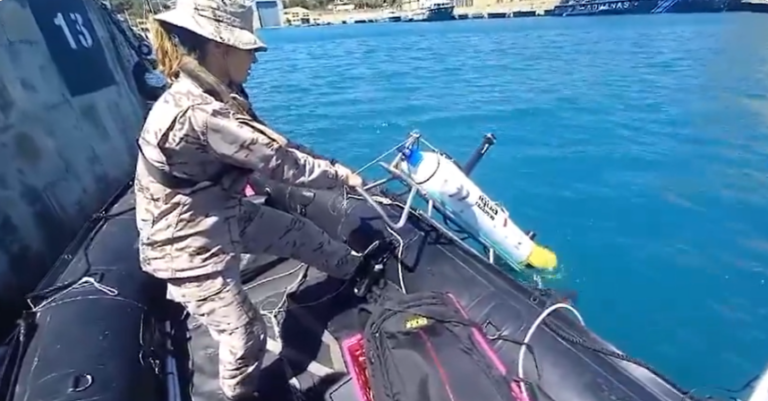 La Armada pone a prueba su nuevo UUV Sparus en un ejercicio de guerra de minas en Baleares