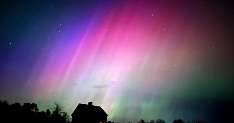 Las auroras boreales de mayo fueron el espectáculo espacial de toda una vida, según los científicos