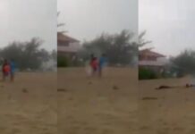 Impactó rayo a tres niños en playa de Puerto Rico 🎦