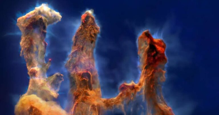 La NASA nos acerca a los Pilares de la Creación en 3D