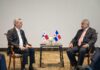 Presidente Abinader se reúne con nuevo presidente panameño, José Raúl Mulino Quintero