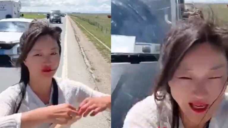 Influencer china es atropellada mientras realizaba transmisión en vivo
