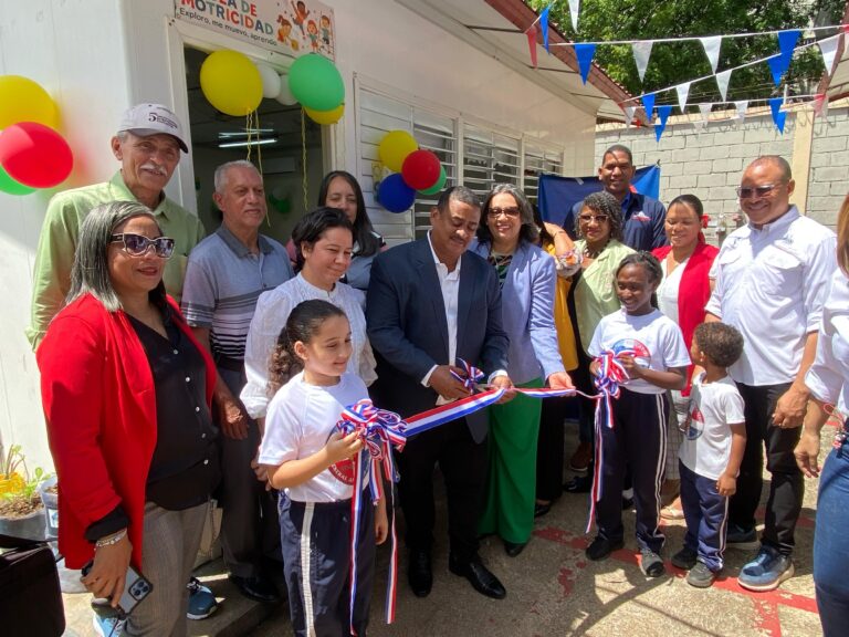 Inefi inaugura tercera sala de psicomotricidad en la Escuela General Antonio Duvergé