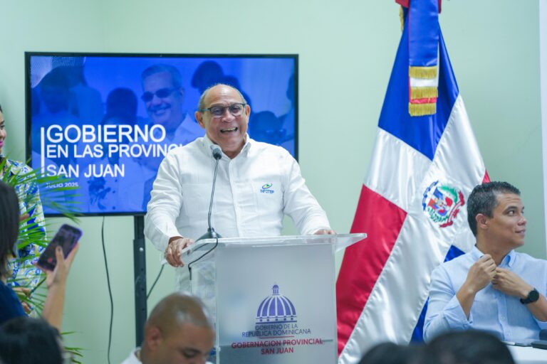 Infotep destaca impacto transformador de la formación técnico profesional en el desarrollo de los territorios durante “El Gobierno en las Provincias” en San Juan