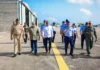 Las autoridades dominicanas supervisan las actualizaciones a la pista de la Fuerza Aérea