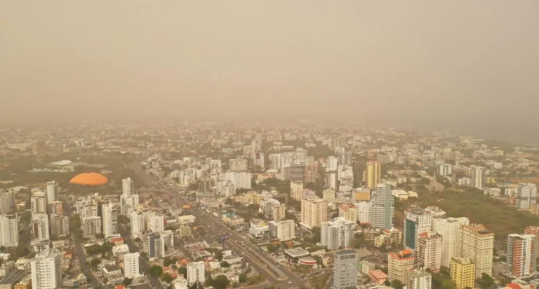 El polvo saharano cubre el cielo dominicano y eleva la temperatura: ¿hasta cuándo?