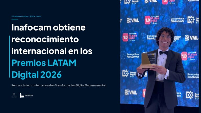 INAFOCAM obtiene reconocimiento internacional en los Premios Latam Digital 2026