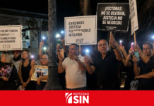 Familiares de víctimas del Jet Set protestan frente a restaurante Jalao; piden cierre del establecimiento