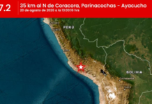 Sismo de magnitud 7,2 se registra en Perú