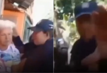 Graban a funcionaria de la Policía de Carabobo agrediendo a una anciana durante un "procedimiento"