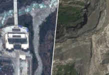 Así borró un glaciar en solo 7 minutos la frontera entre Nepal y China: el antes y el después, visto por satélite