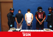 DICRIM apresa a tres antisociales en Villas Agrícolas con presuntas drogas, dinero y un vehículo