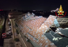 Inusual tornado y granizo golpean una ciudad del norte de Italia: hay docenas de heridos