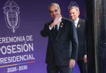 Presidente Abinader participa en la transmisión de mando presidencial de Abelardo de la Espriella, en Colombia