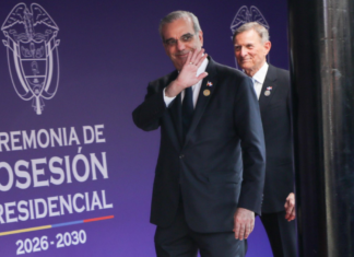 Presidente Abinader participa en la transmisión de mando presidencial de Abelardo de la Espriella, en Colombia