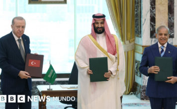 El pacto firmado por Arabia Saudita, Turquía y Pakistán en el que declaran que un ataque contra uno de ellos será un ataque "contra los tres"
