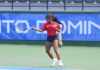 De la Cruz y Zamburek otorgan victorias a tenis dominicano