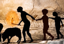 Hace 14.400 años, cinco personas y un perro cruzaron una cueva a oscuras. No usaron antorchas: se alumbraron con ramitas de pino