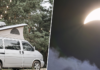 Un camping de Burgos ya está a reventar, así que algunas camper han tomado una alternativa: ver el eclipse "ilegalmente"