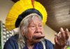El cacique Raoni sufre cáncer y recibe cuidados paliativos