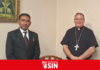 Nelson Gutiérrez se reúne con monseñor Durán Tineo para abordar temas sociales