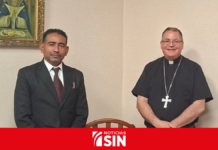 Nelson Gutiérrez se reúne con monseñor Durán Tineo para abordar temas sociales