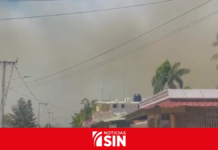 Incendio en la Sierra de Bahoruco cumple cinco días sin ser controlado