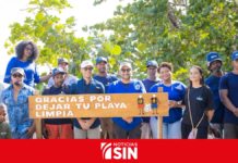 Medio Ambiente realiza jornada de limpieza en playa y río de Las Terrenas
