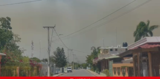 Bajo control incendio forestal en la Sierra de Bahoruco tras cinco días