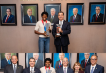 Banco Popular reconoce a Marileidy Paulino tras una histórica temporada en el atletismo mundial