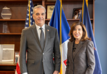 Presidente Luis Abinader y gobernadora Hochul fortalecen cooperación entre la República Dominicana y Nueva York en gestión de emergencias y protección de infraestructuras