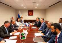 Canciller Bisonó fortalece diálogo de alto nivel con Rusia durante encuentro con Serguéi Lavrov