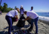 Indotel participa en jornada de limpieza en playa Gringo, en Haina