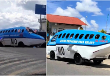 “El avión terrestre”: El vehículo modificado por guatemaltecos que circula por todo San Marcos
