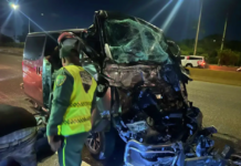 Accidente deja cuatro heridos en Autopista Las Américas