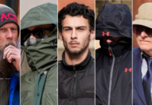 Británico acusado de drogar y abusar sexualmente de su esposa comparece ante el tribunal junto con otras 12 personas