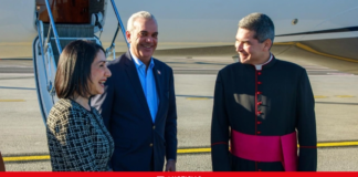 Abinader llega a Roma para reunirse con el papa León XIV y participar en foro de la FAO