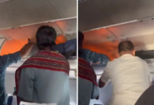 Pánico en el avión: se incendió una batería portátil en pleno vuelo y los pasajeros grabaron el desesperante momento