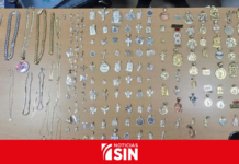 Policía recupera parte de las prendas robadas de joyería en Santiago, valoradas en RD$1.4 millones