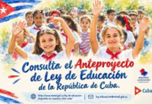 Convoca el Ministerio de Educación a consulta pública del anteproyecto de Ley de Educación