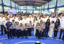 Presidente Luis Abinader inaugura el Complejo Educativo y Deportivo Pedro Martínez, en Manoguayabo