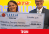 LEIDSA entrega 35 millones a empleada privada ganadora del Loto