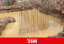Crecida de ríos deja cinco comunidades incomunicadas en Guayabal, Azua
