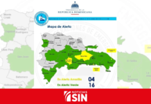 COE mantiene provincias en alerta amarilla y verde ante vaguada