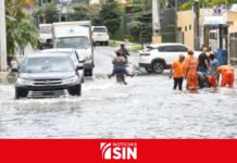 Más de 2,000 desplazados y 500 viviendas inundadas por lluvias en RD