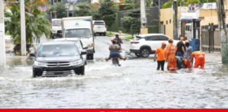 Más de 2,000 desplazados y 500 viviendas inundadas por lluvias en RD