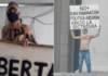 Identifican a cubano detenido tras protestar con cartel en el Capitolio de La Habana