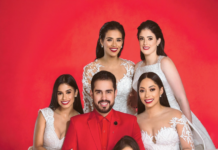 Luis Domínguez, el diseñador que creó el vestido de novia de Tania Medina para su boda en Italia