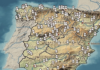 Los castillos de España, en un llamativo mapa 3D con 132 fortalezas y sus maquetas